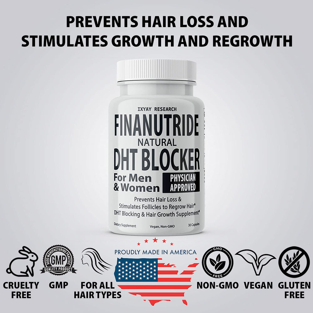 Finanutride bottle pouring capsules into hand for easy daily routine