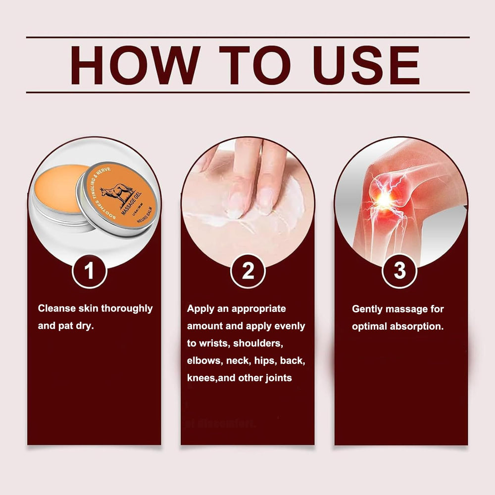 iYanoc The Wolf Neuro Balm applied to neck and shoulders for ease of movement.