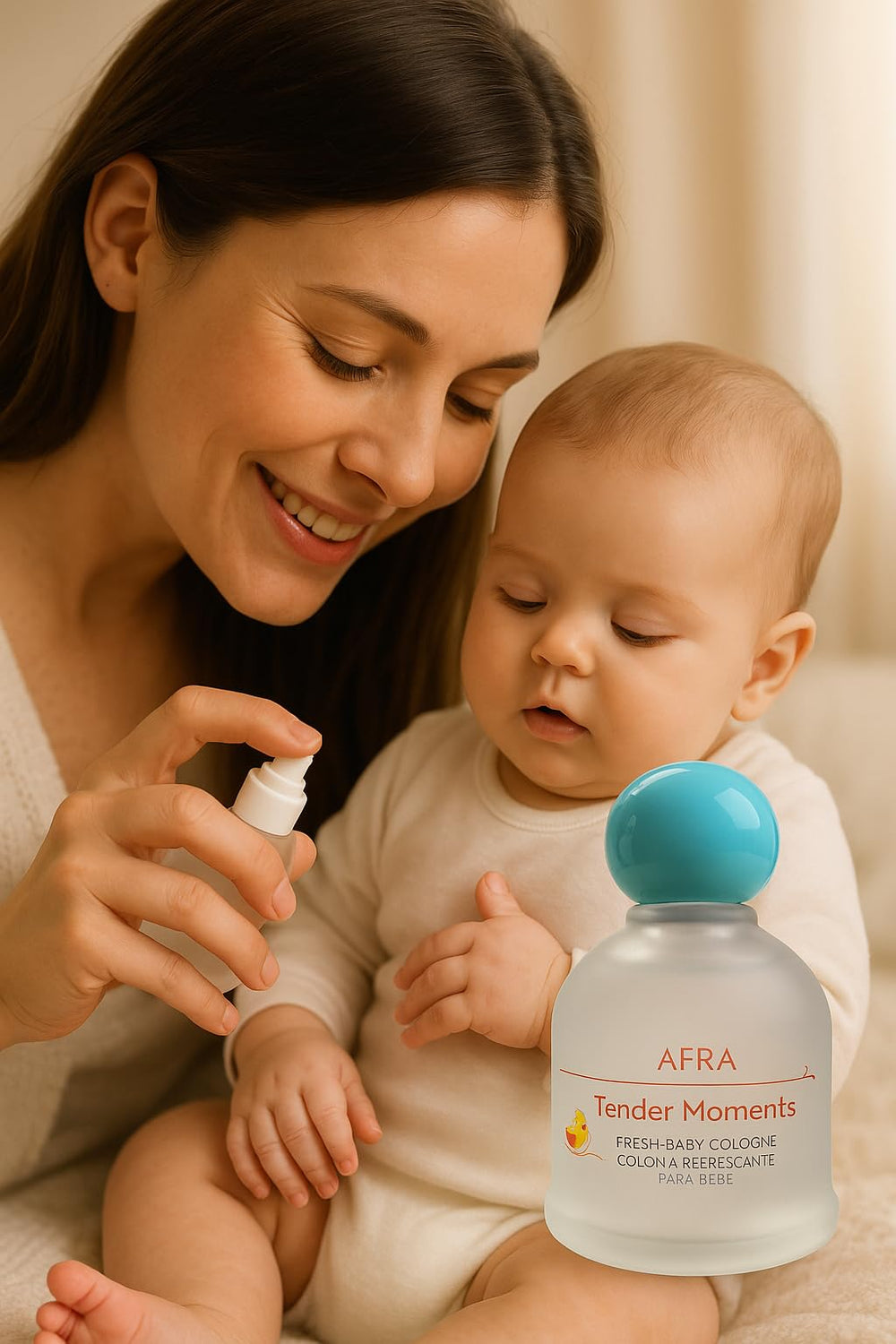 Ioly's Tender Moments cologne on shelf for boys and girls.