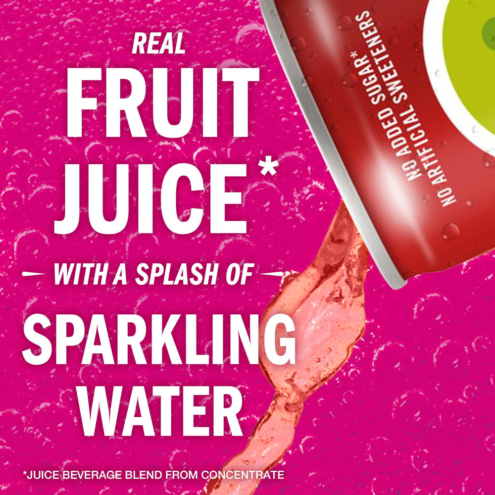 IZZE Cherry Lime pack 24 cans highlighting convenience for gatherings.