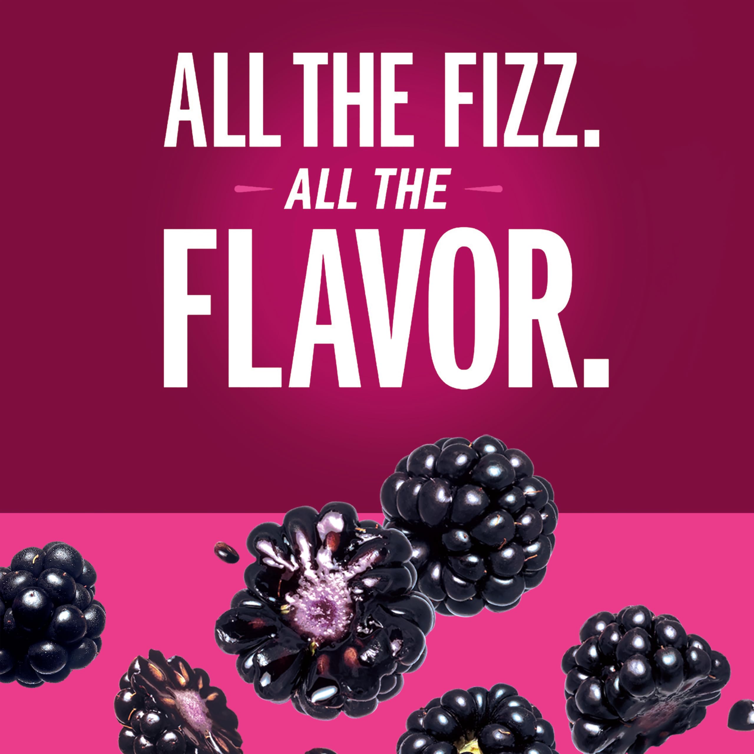 IZZE close-up shows 60% real-fruit juice for a bold taste.