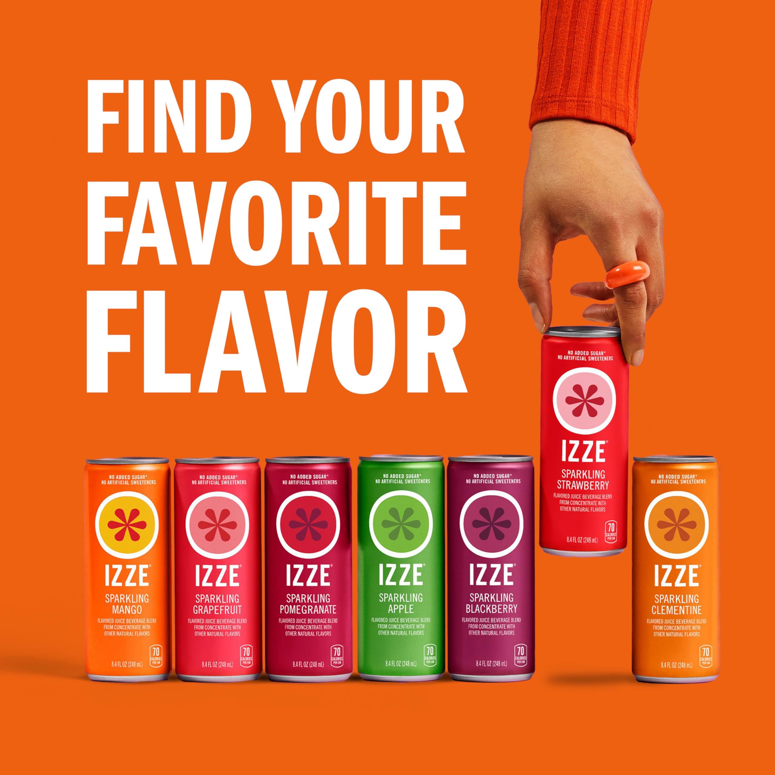 IZZE without added sugar, offering a lighter-tasting spark.