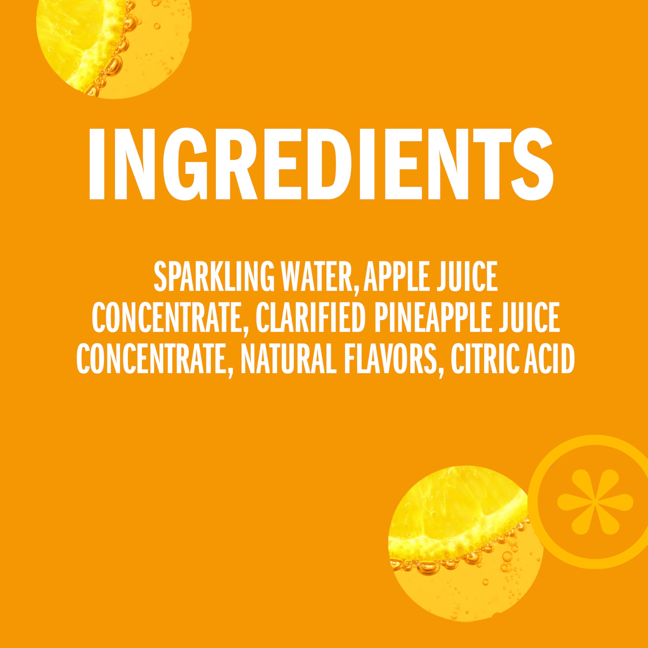 IZZE Pineapple Sparkling Juice pour into glass, tropical fizz aroma.