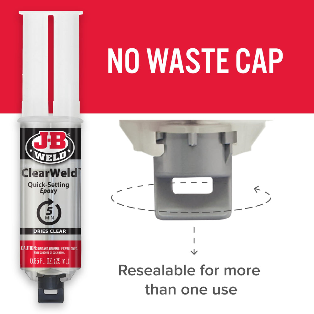 Re-sealable cap helps prevent drying and leaks between uses.