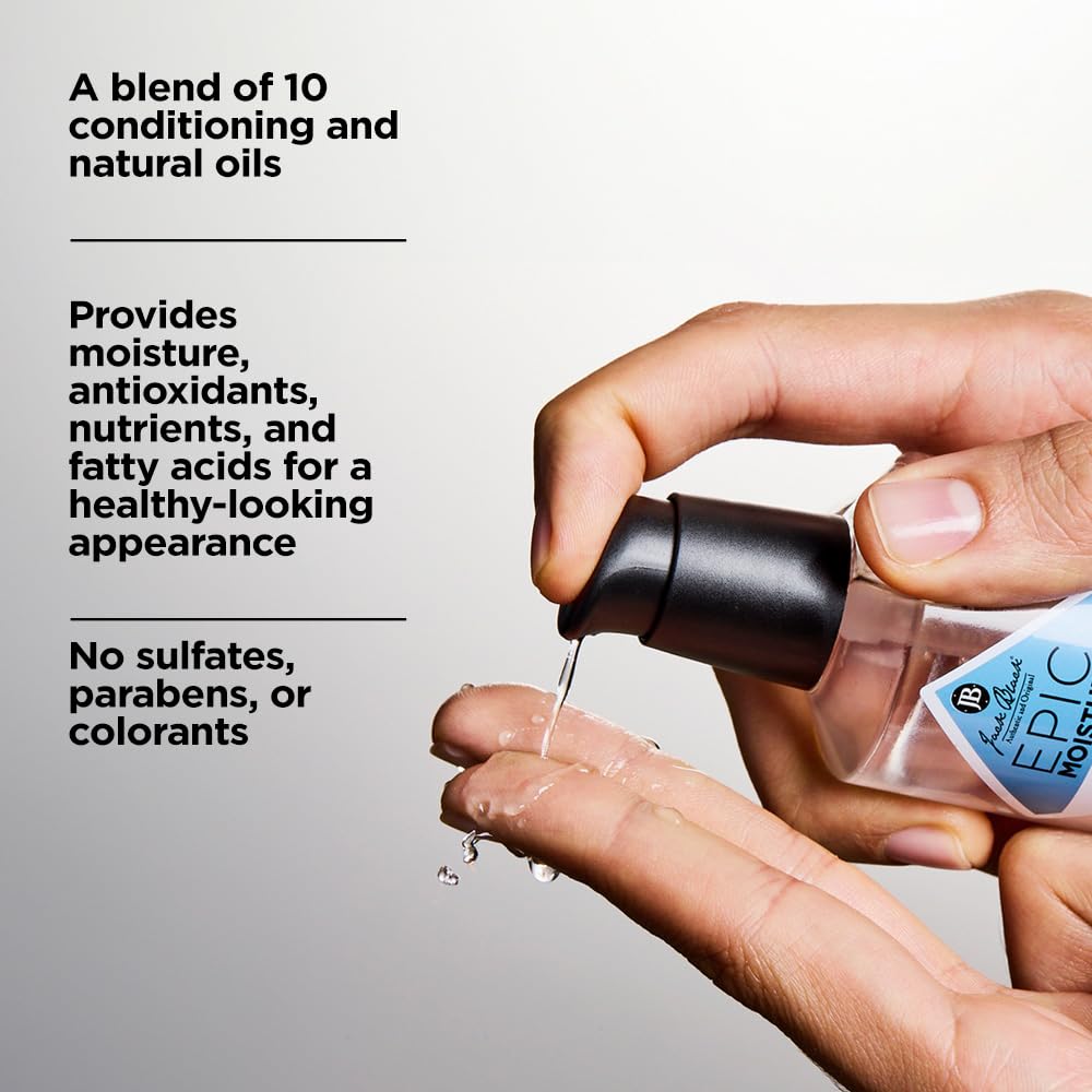 Jack Black Epic Moisture Oil as pre-shave moisturizer for a smooth shave