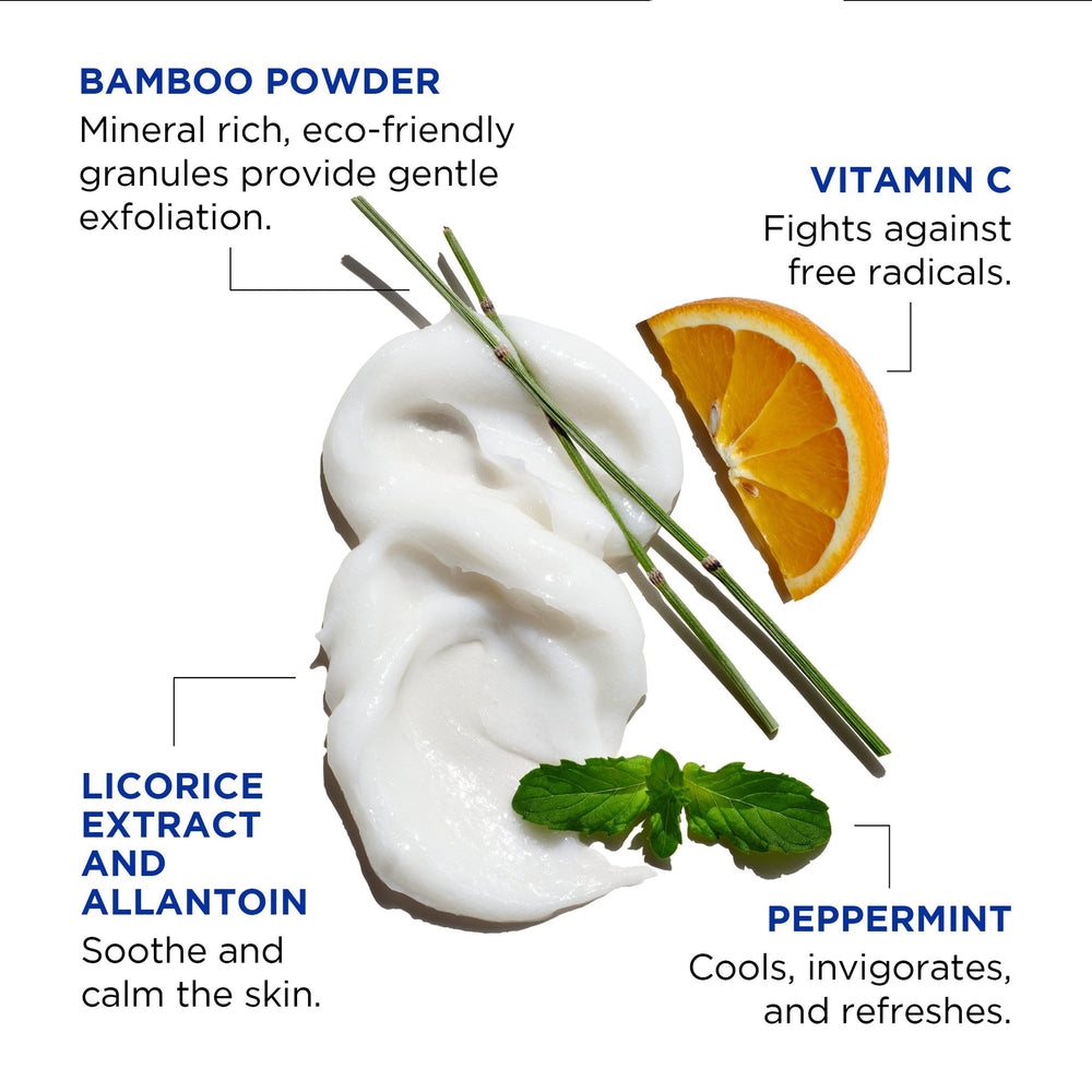 Jack Black Face Buff scrub texture shows micro-fine particles for gentle exfoliation