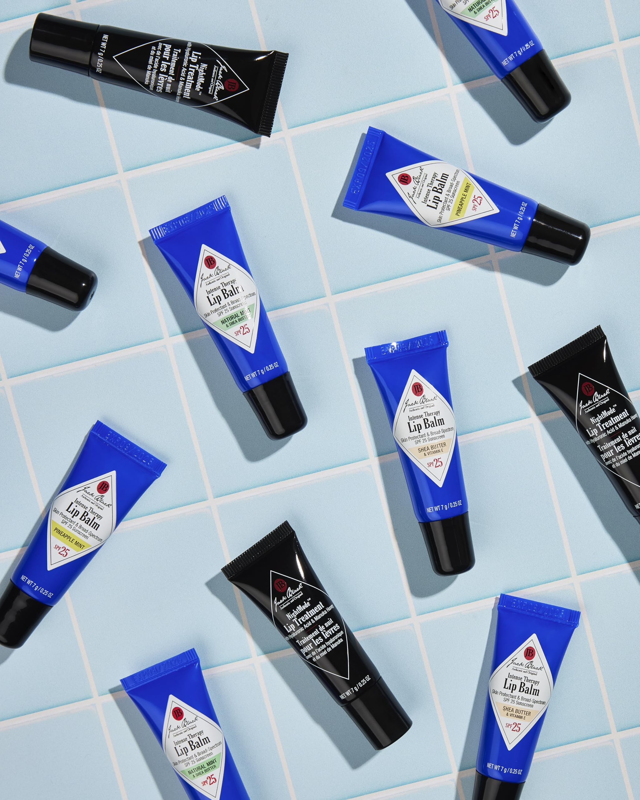 Jack Black Intense Therapy Lip Balm suitable for dry lips in windy weather.
