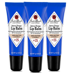 Jack Black Intense Therapy lip balm with shea butter for smooth lips.