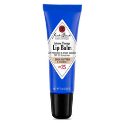 Jack Black Intense Therapy Lip Balm SPF 25 on the tube shields lips from sun