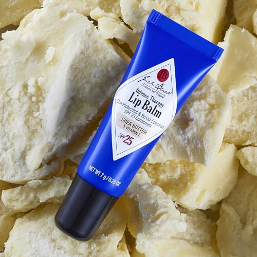 Jack Black lip balm with vitamin E for deep hydration.