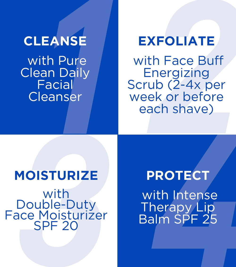 Jack Black Skin Saviors Set dual-action cleanser cleanses and tones.