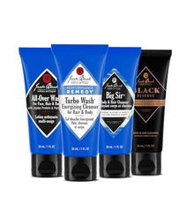 Jack Black Turbo Wash Energizing Cleanser 1oz bottle for a refreshing cleanse.