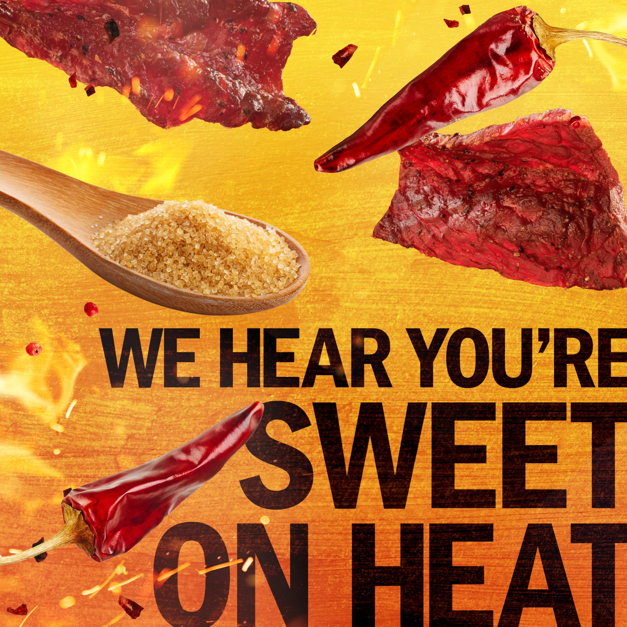 Ready-to-eat Jack Link's Sweet & Hot jerky pack for on-the-go