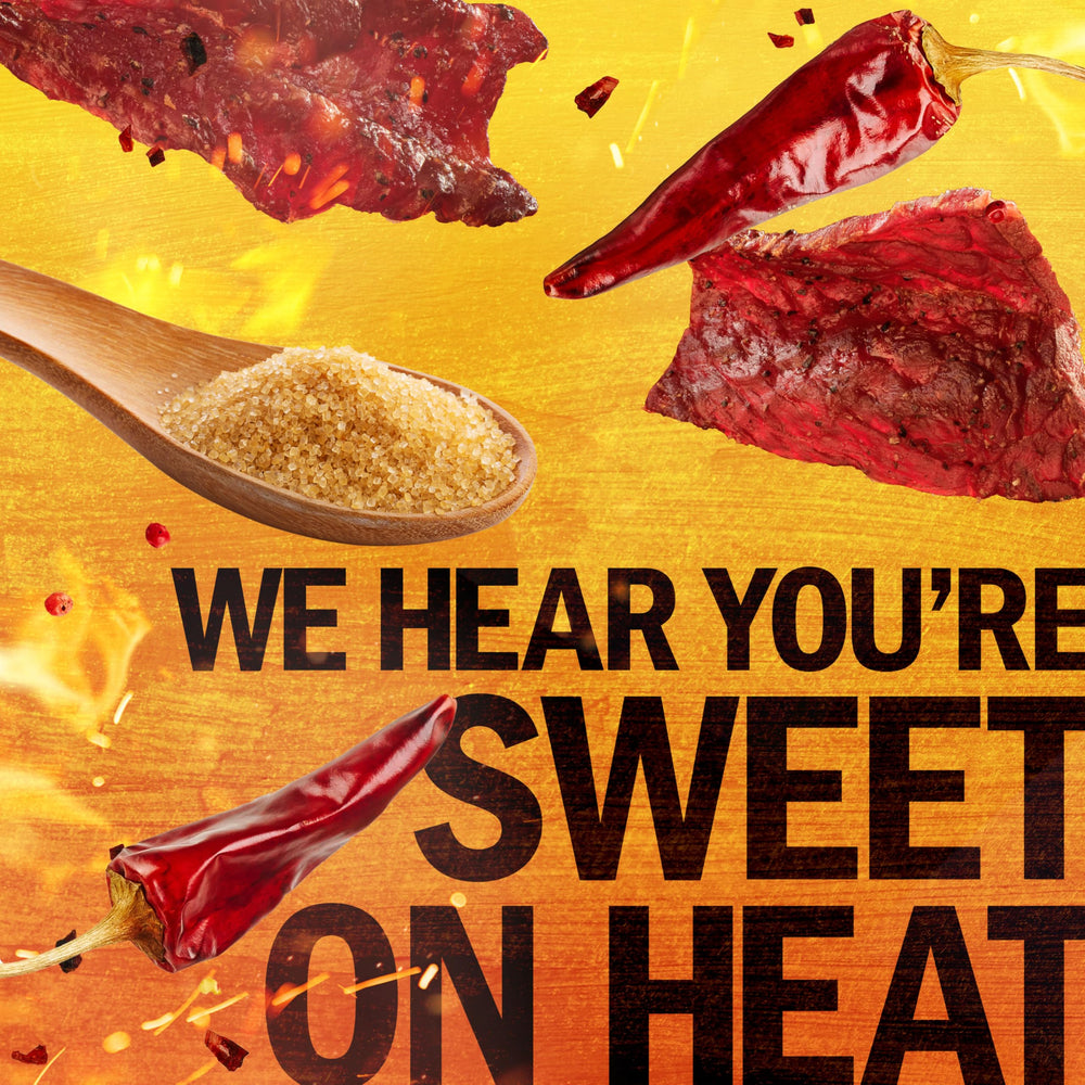 Ready-to-eat Jack Link's Sweet & Hot jerky pack for on-the-go