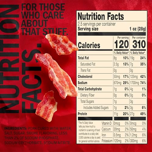 Jack Link's Bacon Jerky 11g protein per serving—great for quick fueling.