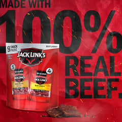 Original serving packet of Jack Link's beef jerky