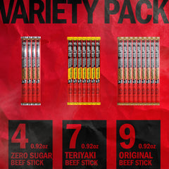 Jack Link's Beef Sticks 20-pack display—bulk convenience for families and teams.