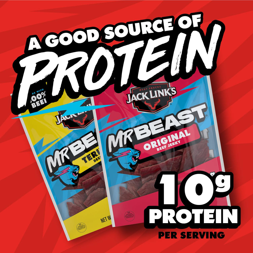 Jack Link's MrBeast beef jerky is MrBeast approved for kids' lunches.