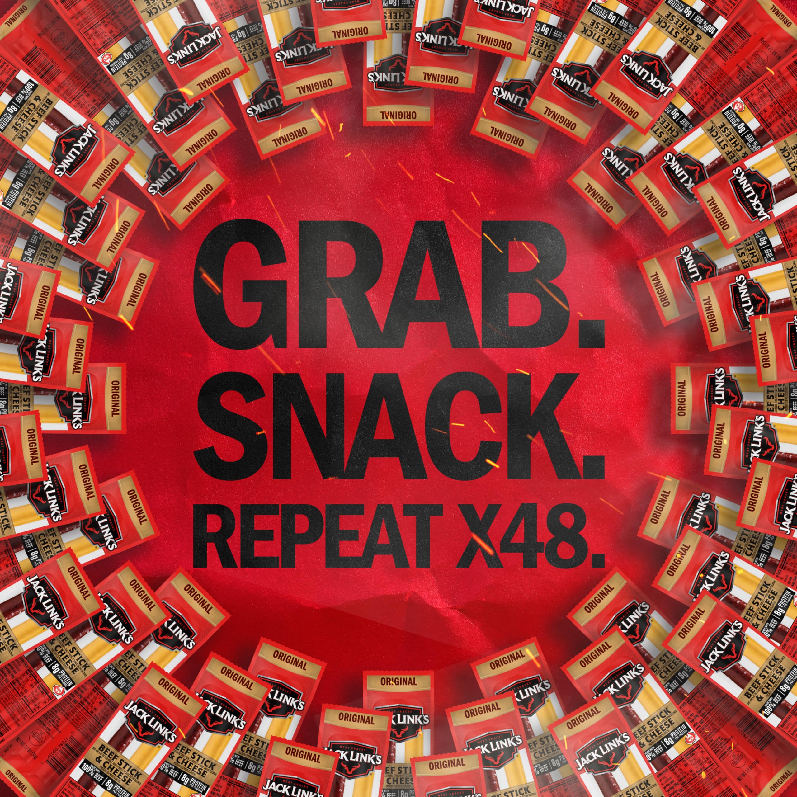 Jack Link's bulk 48-pack ideal for sharing at work