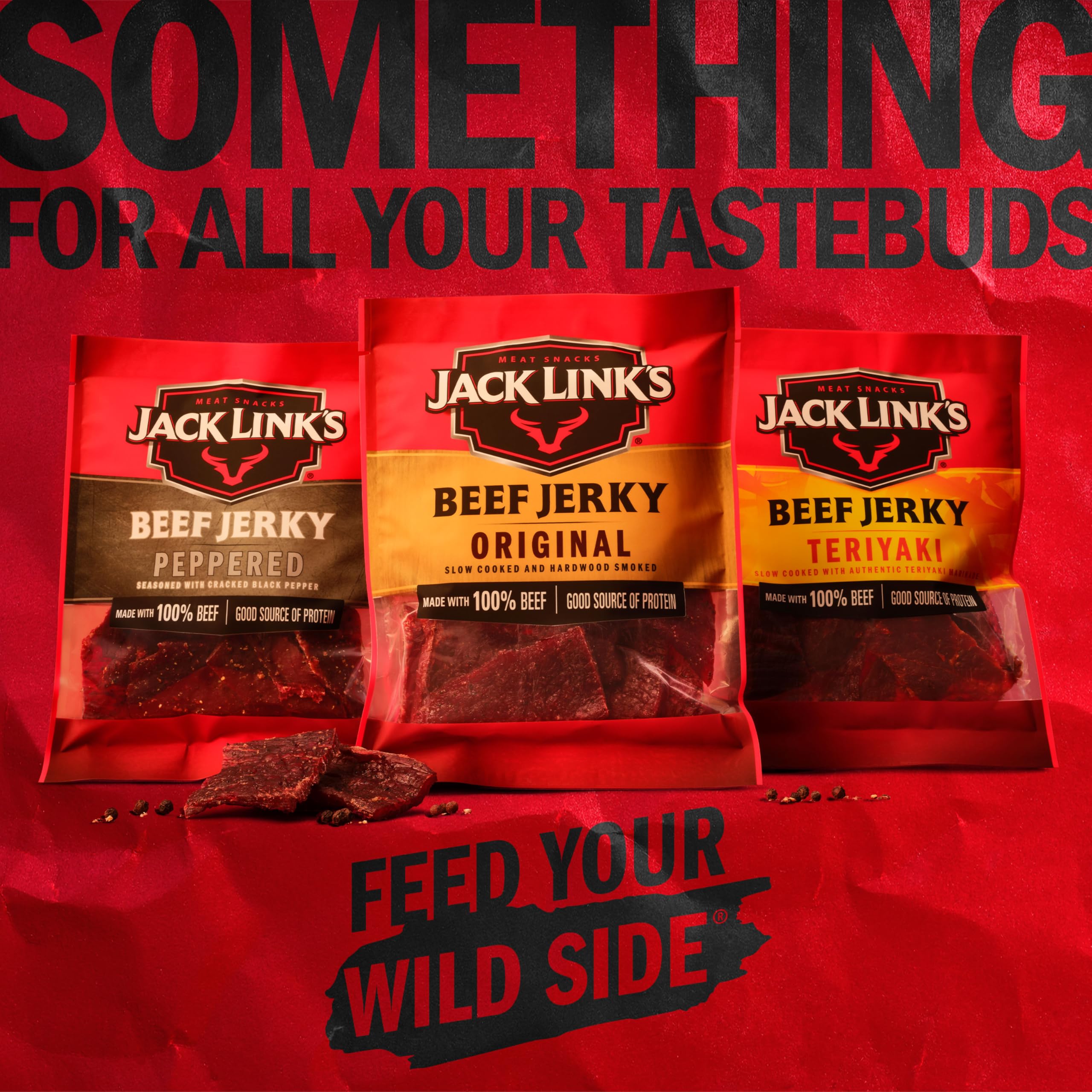 Jerky in a lunchbox provides a savory workday bite