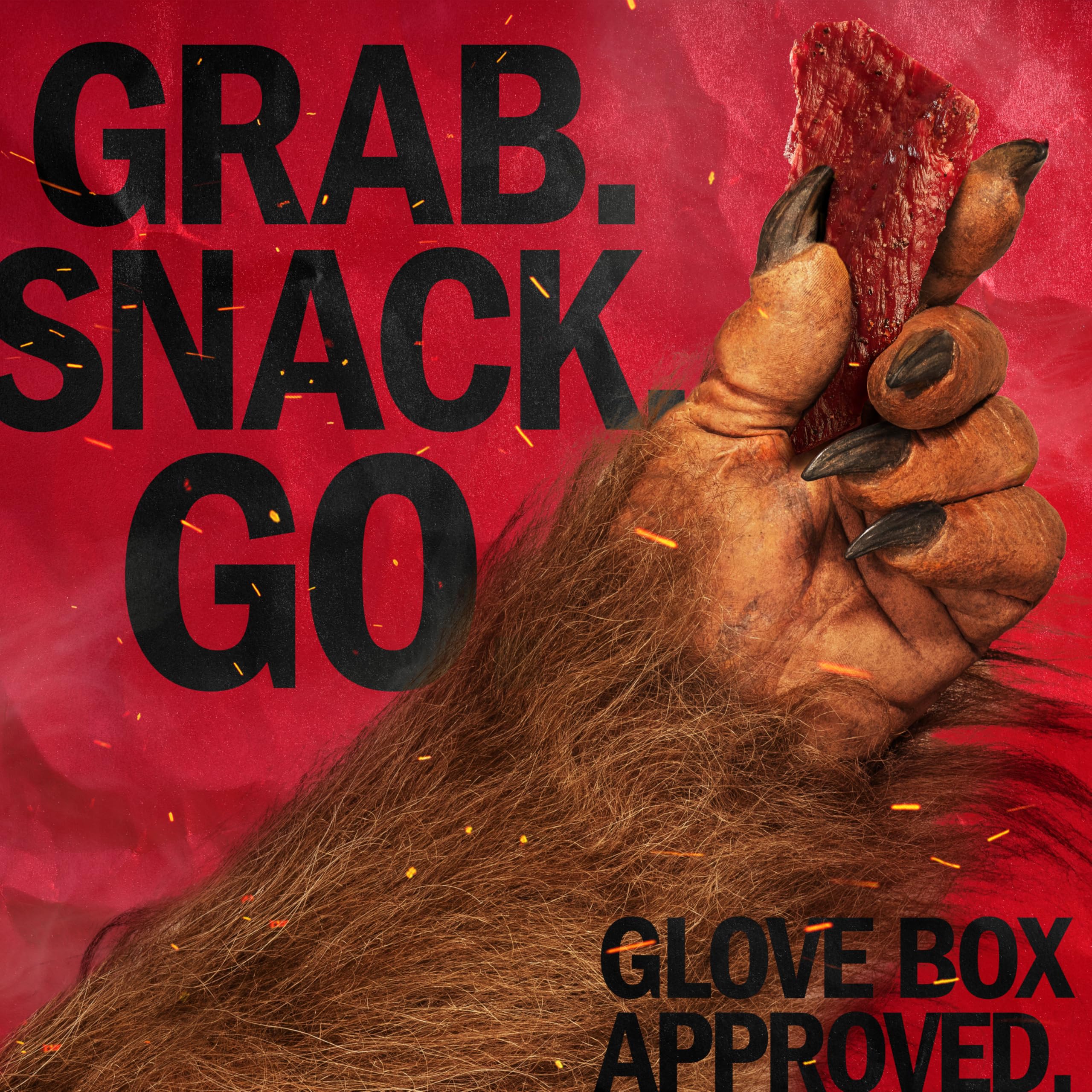 On-the-go snack: Jack Link's Teriyaki Beef Jerky during travel
