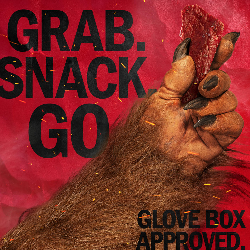 On-the-go snack: Jack Link's Teriyaki Beef Jerky during travel