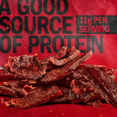 Jack Link's Teriyaki Beef Jerky wood smoke finish aroma