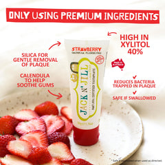 Jack N' Jill 40% xylitol formula for gentle cleaning
