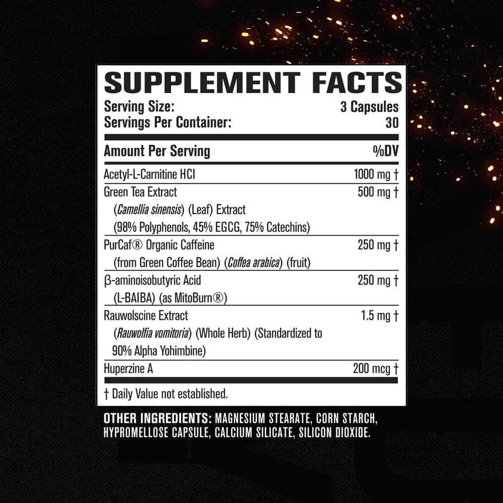 Jacked Factory Burn-XT Max daily-use bottle with scoop for simple routines