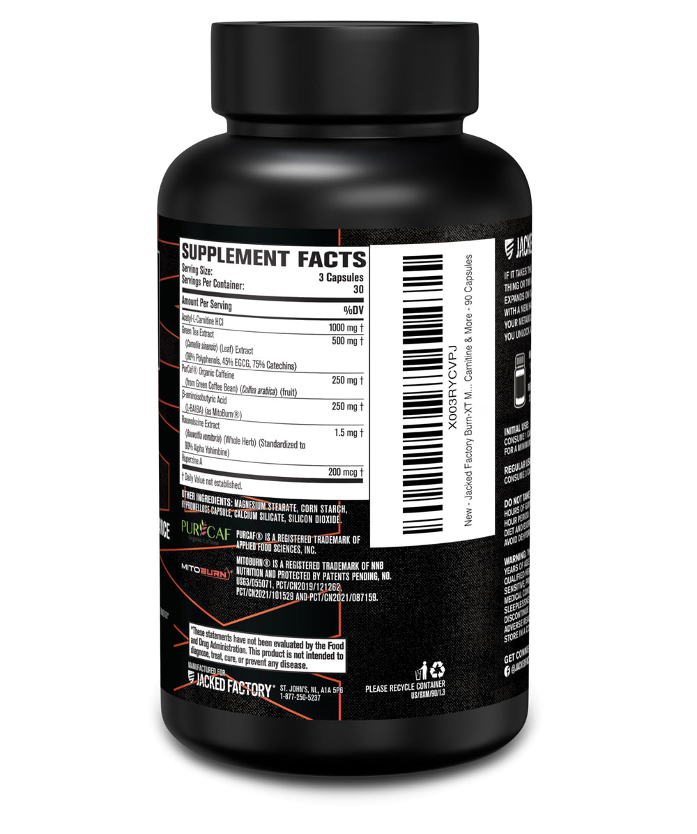 Jacked Factory Burn-XT Max green tea extract element highlight