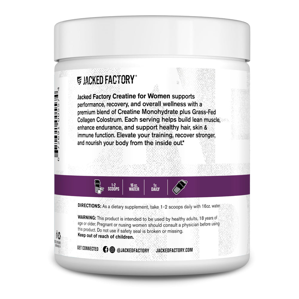 Jacked Factory Creatine Women daily-use image demonstrating simple daily routine.