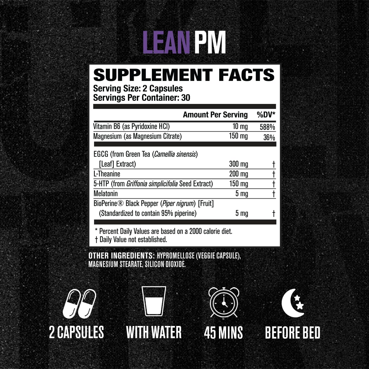 Jacked Factory Burn-XT label close-up with ingredients list