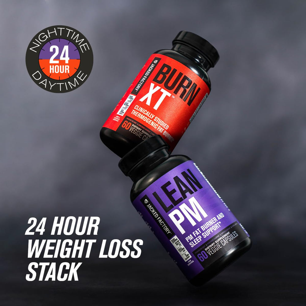 Holding Lean PM capsules to convey easy nightly routine.