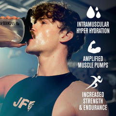Jacked Factory Liquid Glycerol measuring scoop for easy pre-workout mixing.