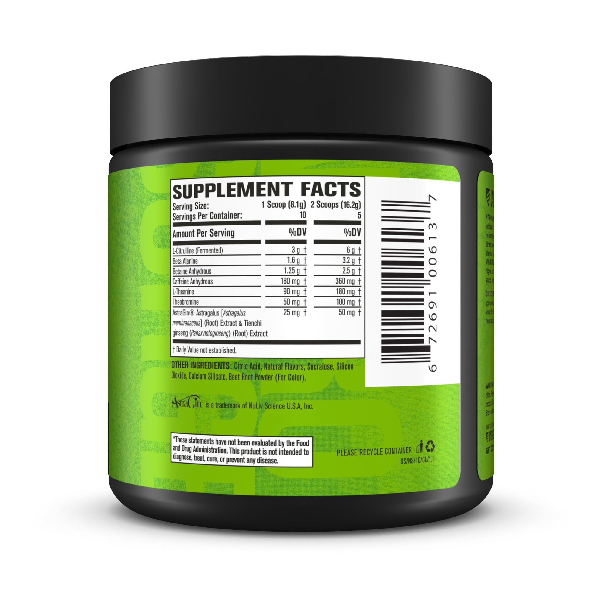 Bottle on gym counter suggests convenient pre-workout use before training
