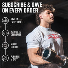 Nitrosurge scoop close-up shows precise serving for consistent workouts