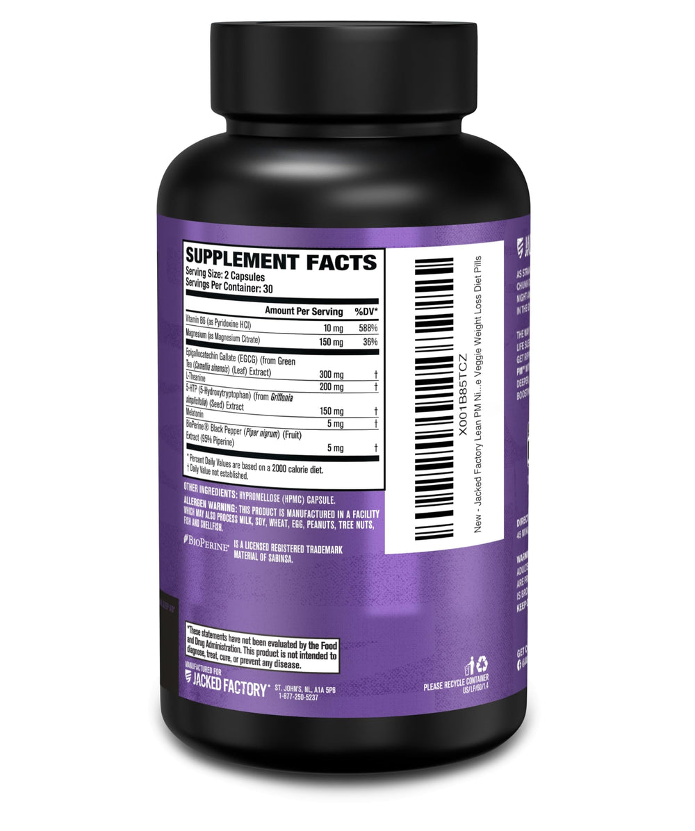 Jacked Factory health store display featuring Burn-XT Lean-PM kit