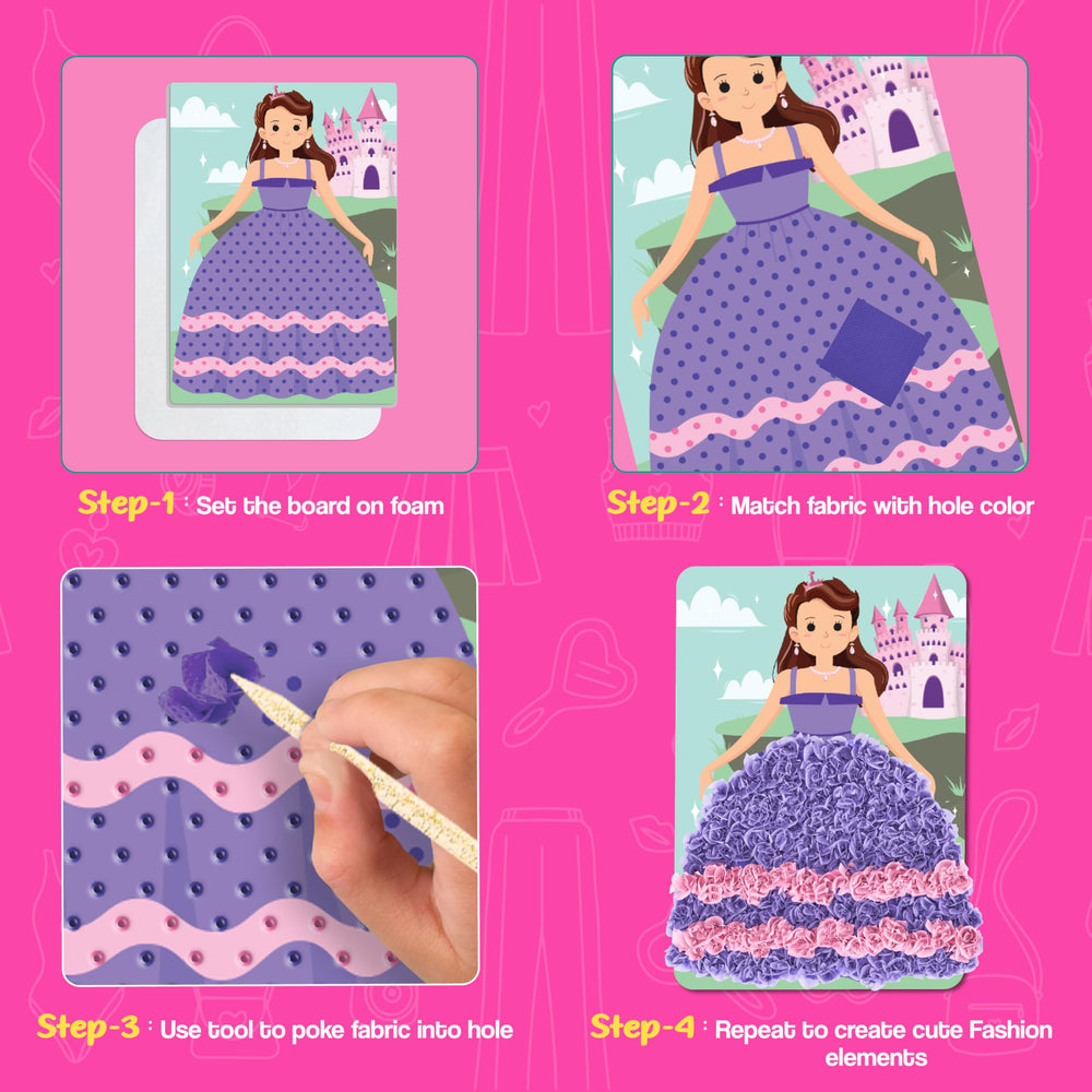 jackinthebox poke poke art kit in use by child crafting on pad—screen-free fun