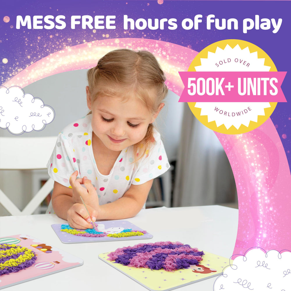 jackinthebox Poke Poke Art kit foam boards feature magical designs for fantasy crafting.