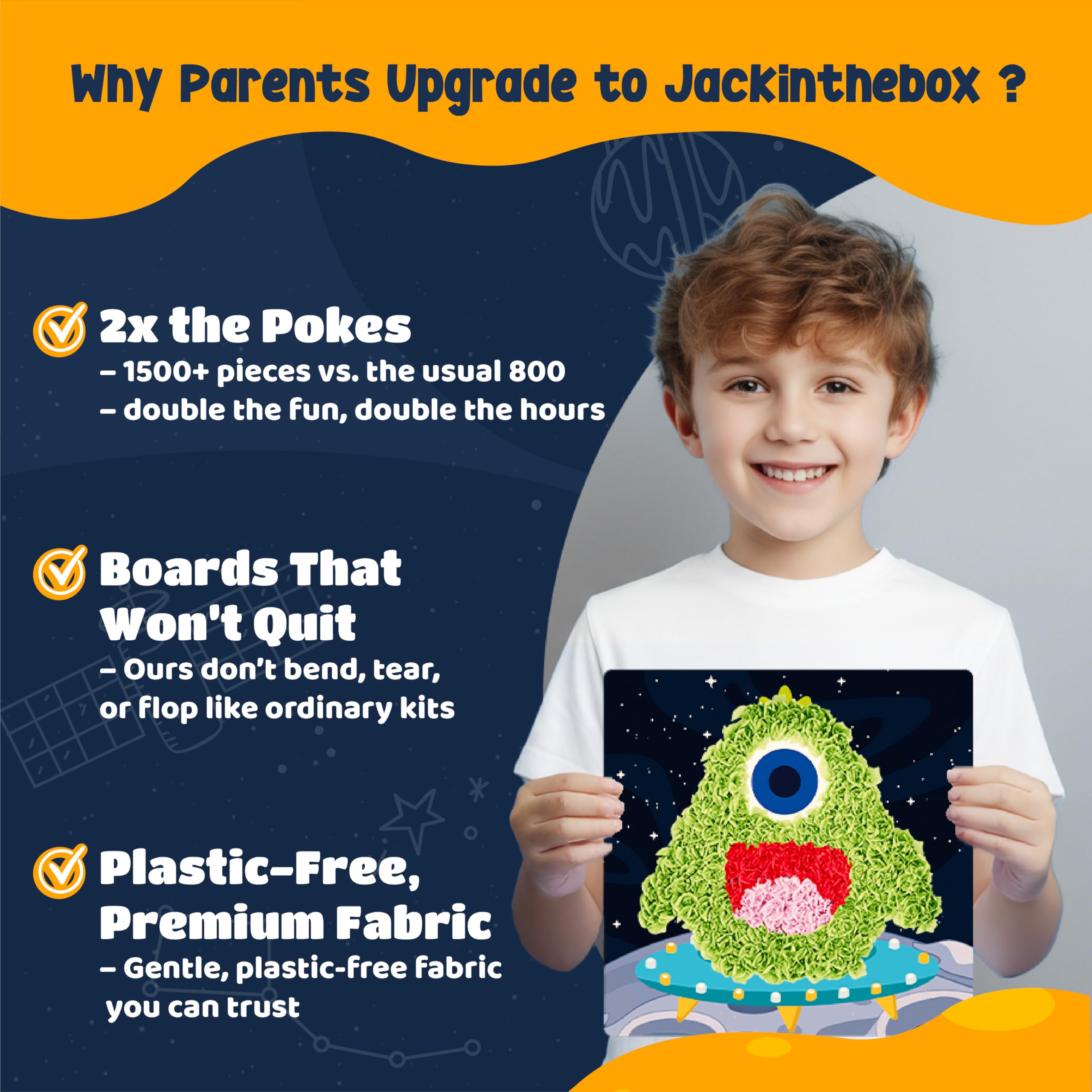 jackinthebox Poke Poke Art Space Astronaut design encourages dream-driven crafting.
