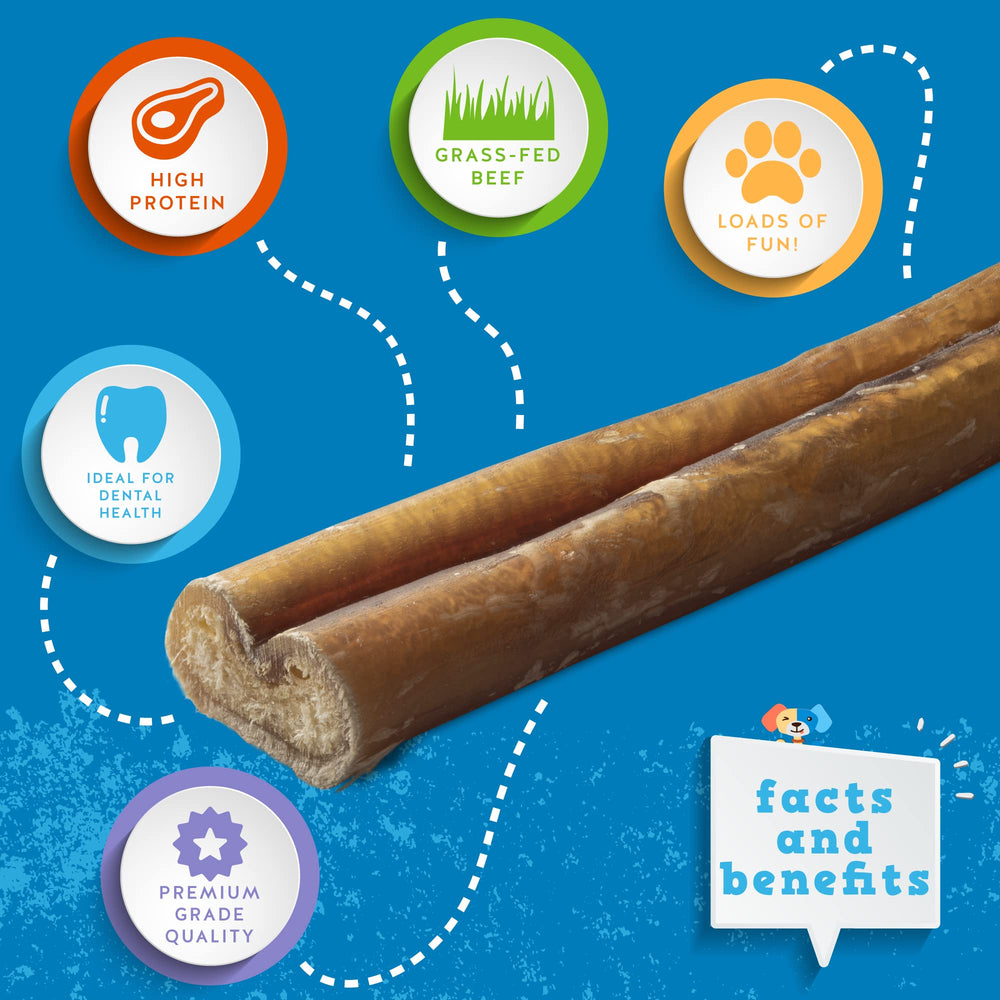 Jack&Pup large dog chews are ideal for bigger dogs and longer play sessions
