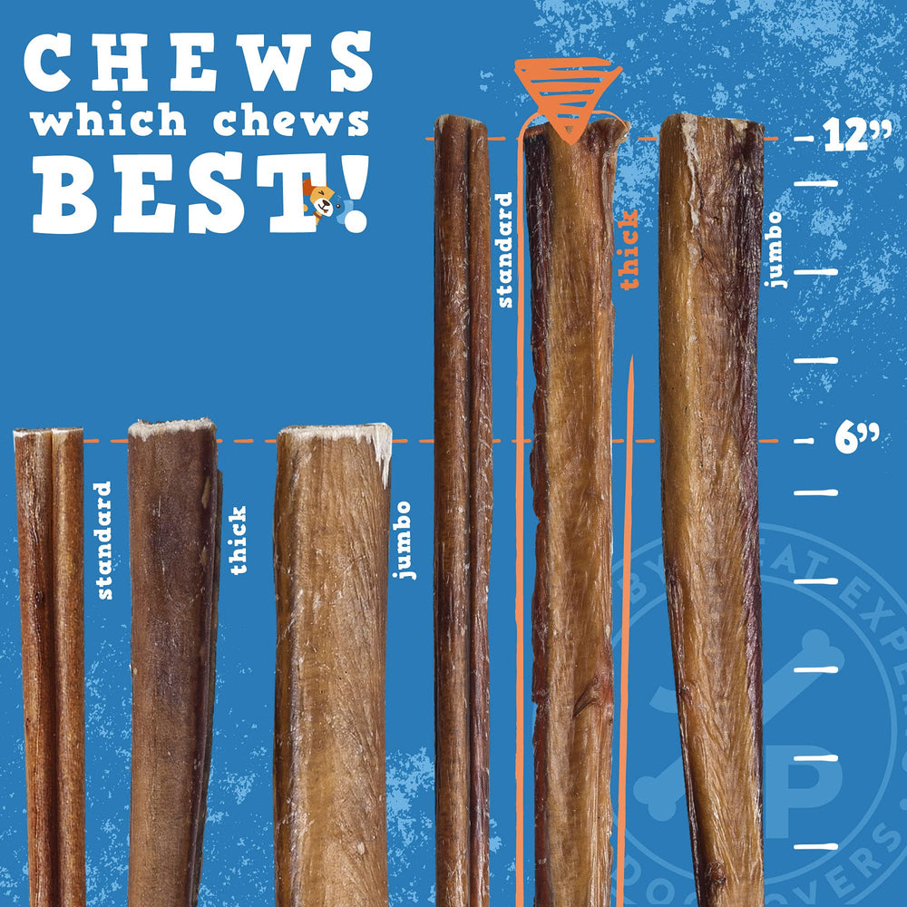 Jack&Pup odor free bully sticks offer mess-free snacking at home or on the go