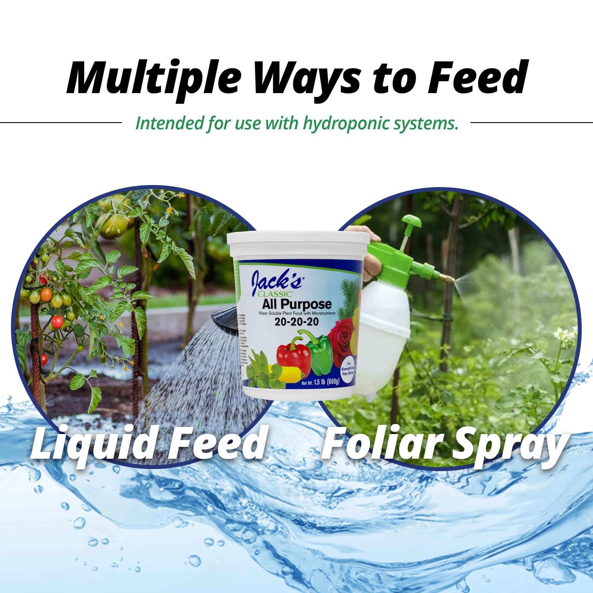 Jack's Classic micronutrients support overall plant health and steady growth.