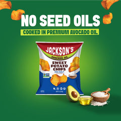 Jackson's non-GMO sweet potatoes sourced from farmers for wholesome ingredients.