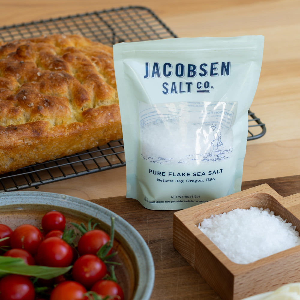 Jacobsen Salt Co. Finishing salt elevates steaks and roasted vegetables with subtle crunch.