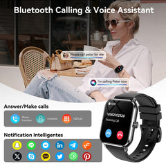 Jacoosa Smart Watch offers 130+ sports modes for diverse workouts.