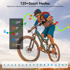 Jacoosa Smart Watch 5 ATM resistance supports daily wear in all conditions.