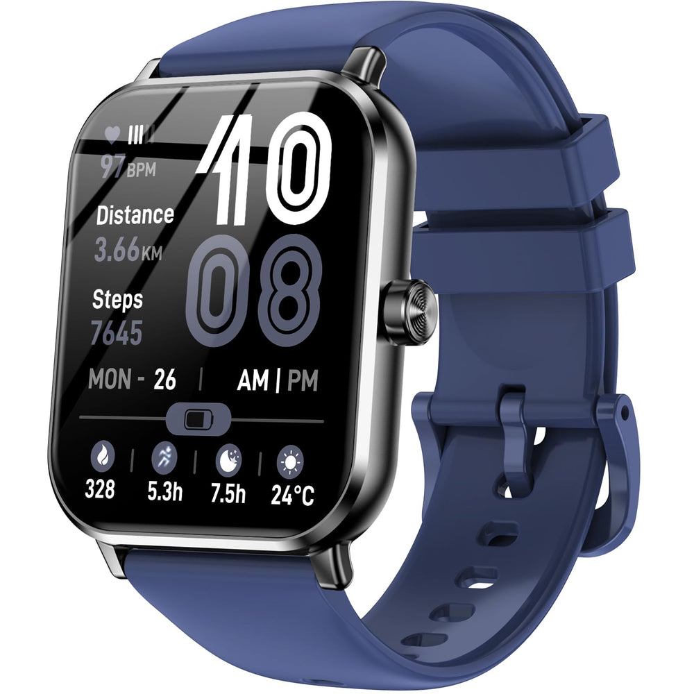 Jacoosa Smartwatch 1.83-inch display on wrist showing clear visuals