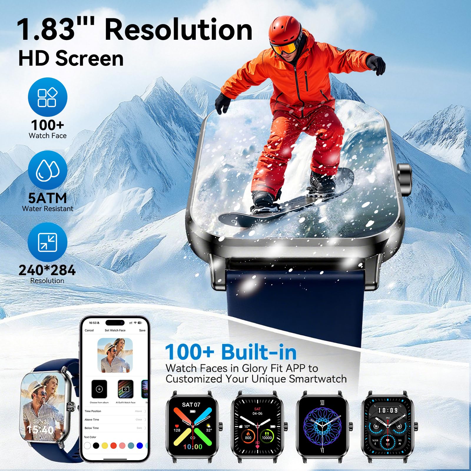 Jacoosa Smartwatch enables Bluetooth calling for hands-free use