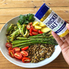 JADA Spices Chicken Salt Original spices-dust evokes earthy turmeric aroma for tastier meals